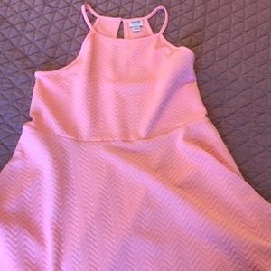 Razorback flare dress